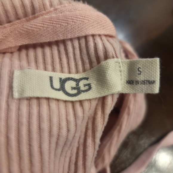 UGG Light Pink Waffle Knit Pullover Hoodie- Buttery Soft!! - Picture 2 of 8